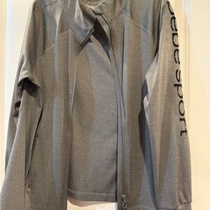 bebe Gray Utility Jacket with Elasticized Cuffs
